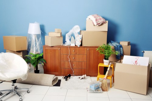 Urgent same day moving service in Stockwell with residential items being loaded