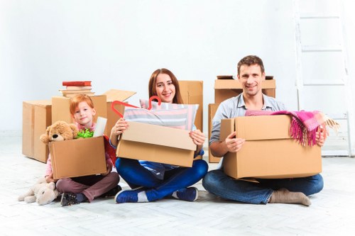 Local movers handling access challenges in a Stockwell property