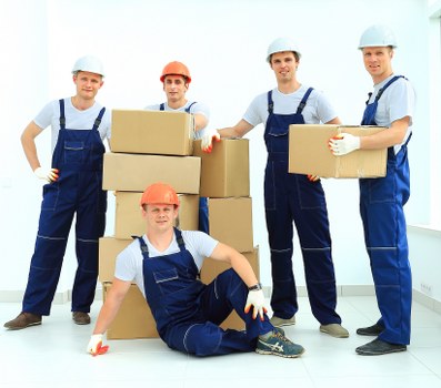 Careful loading of furniture during a Stockwell house move