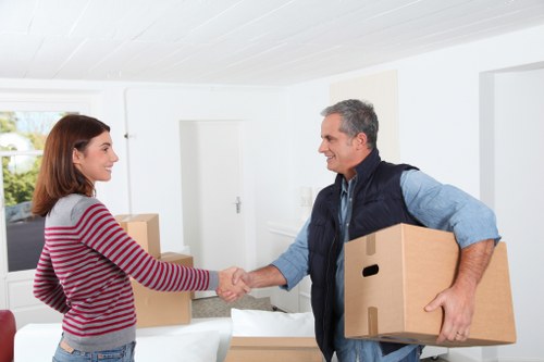 Local packing materials arranged for a Stockwell property relocation