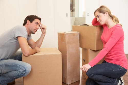 Careful handling of bulky household furniture during a Stockwell move