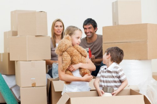 Careful handling of household items during a Stockwell move